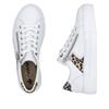 Rieker Platform Laced Trainer - White Leopard Combi